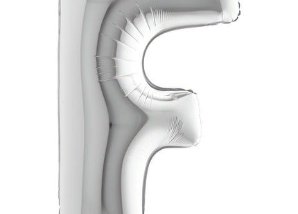 Riesenbuchstabe Folienballon 40"/102cm | Silber #F