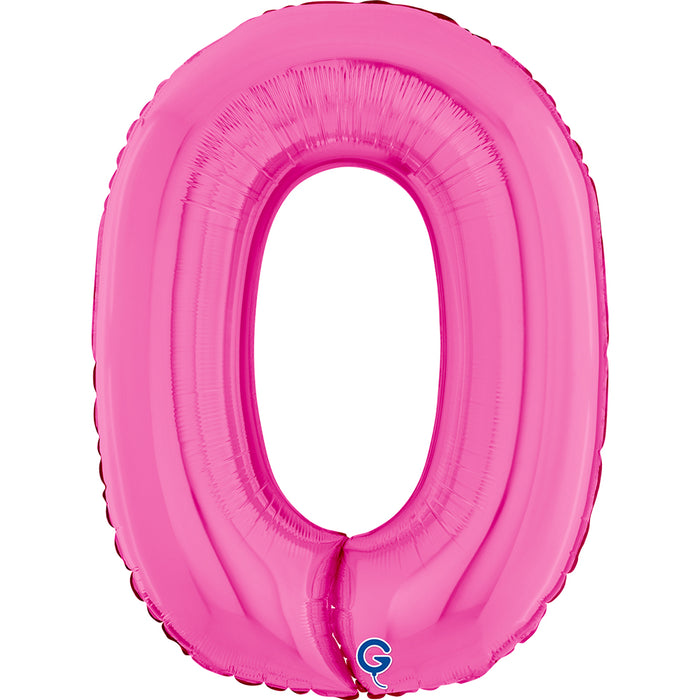 Riesenzahl Folienballon 26"/66cm | Pink #0