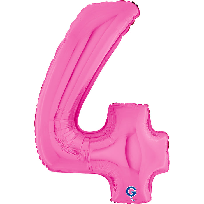 Riesenzahl Folienballon 26"/66cm | Pink