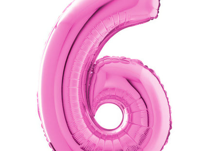 Riesenzahl Folienballon 26"/66cm | Pink #6