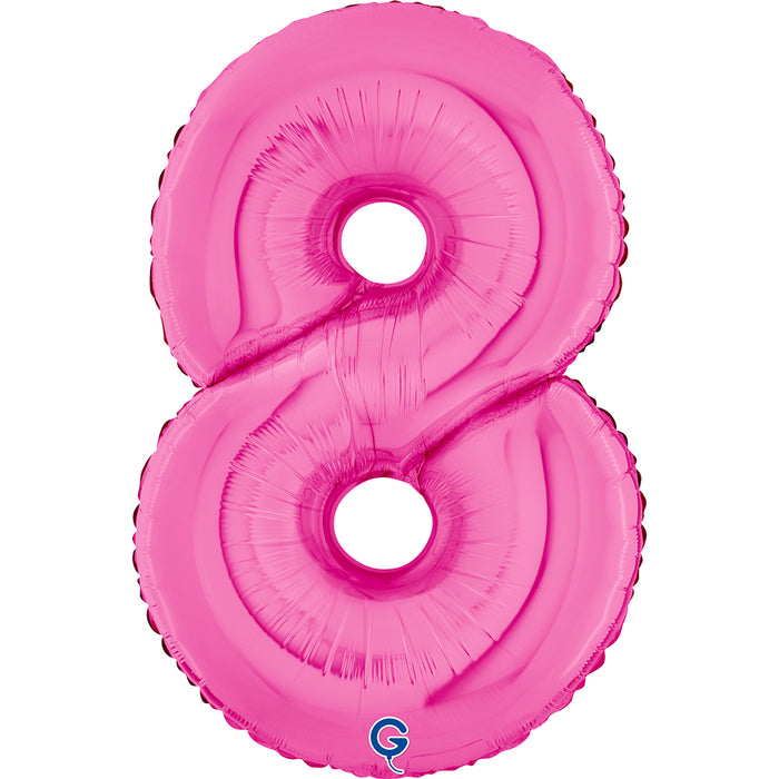 Riesenzahl Folienballon 26"/66cm | Pink