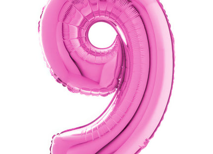 Riesenzahl Folienballon 26"/66cm | Pink #9