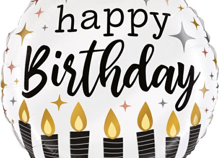 ABC18 Satin Metallic Birthday Candle 46 cm