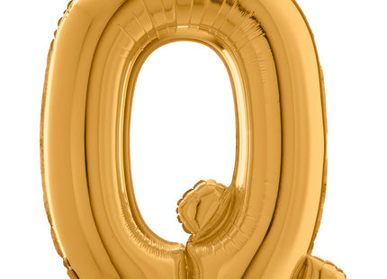 Riesenbuchstabe Folienballon 26"/66cm | Gold #Q