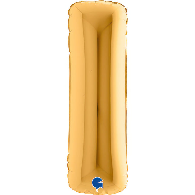 Riesenbuchstabe Folienballon 40"/102cm | Gold #I