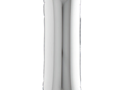 Riesenbuchstabe Folienballon 40"/102cm | Silber #I
