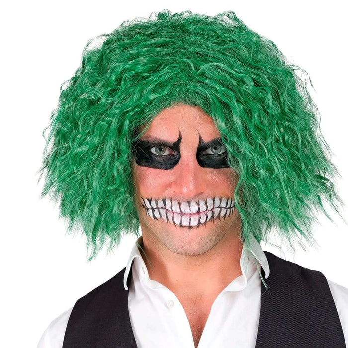 Herren Perücke "Killerclown" | Grün