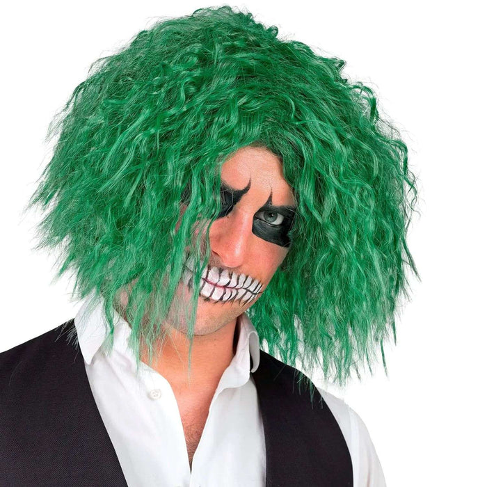 Herren Perücke "Killerclown" | Grün