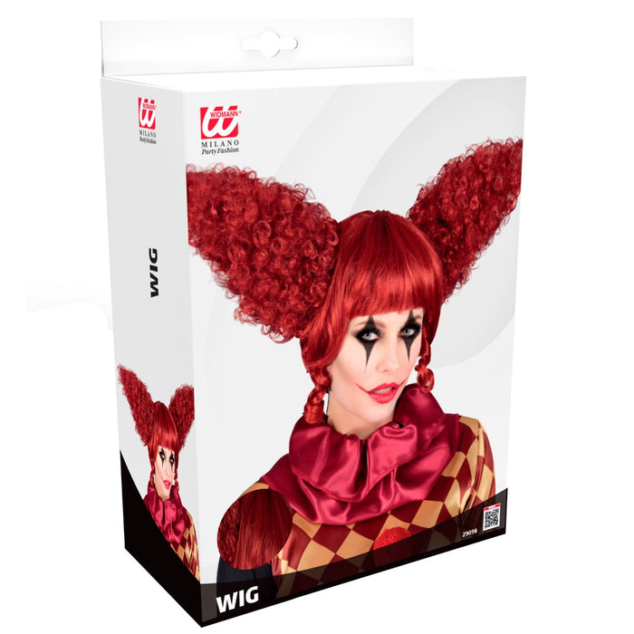 Damen Perücke "Vintage Killerclown" | Rot