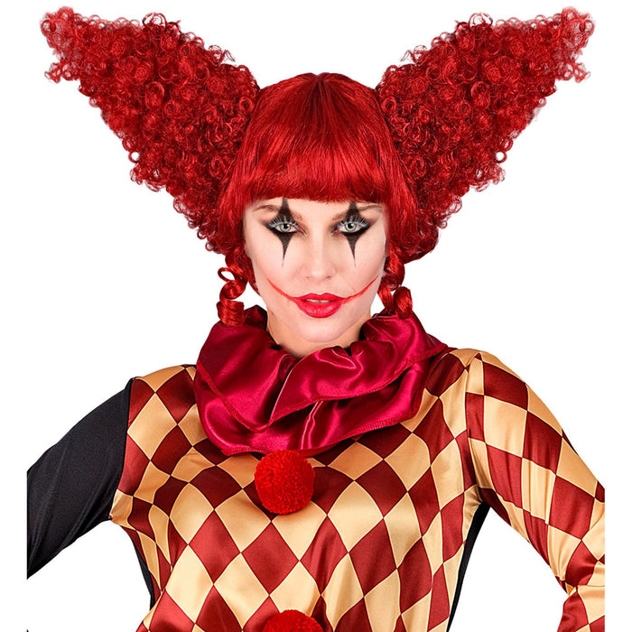 Damen Perücke "Vintage Killerclown" | Rot