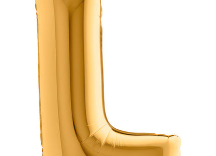 Riesenbuchstabe Folienballon 40"/102cm | Gold #L