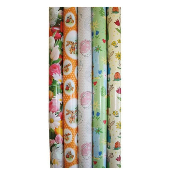Geschenkpapier "Ostern/Frühling" farblich sortiert | 200 x 70 cm