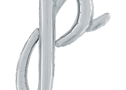 ABC14 Buchstabe P Skript silber 61 cm