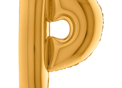 Riesenbuchstabe Folienballon 40"/102cm | Gold #P