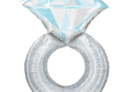 ABC Shape Diamantring 94cm Silber Holo