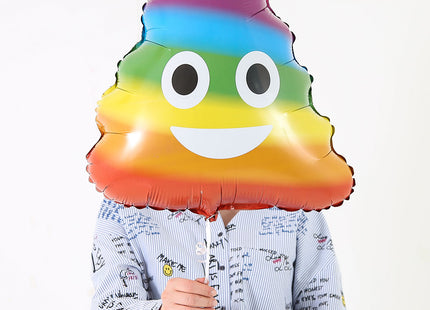 ABC18 Emoji Poo Regenbogen 51 cm