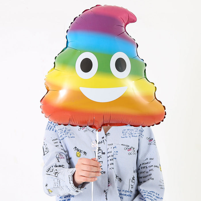 ABC18 Emoji Poo Regenbogen 51 cm