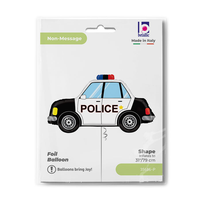 Shape Folienballon "Polizeiauto" | 86 cm