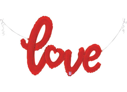 ABC14 Ballongirlande "LOVE" 119cm | Rot