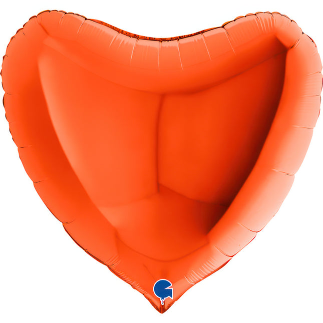 ABC36 Uni Herz 91 cm ø | Orange