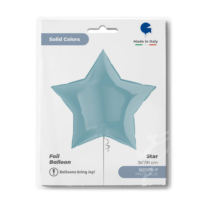 ABC36 Uni Stern 91 cm ø | Blau Pastell