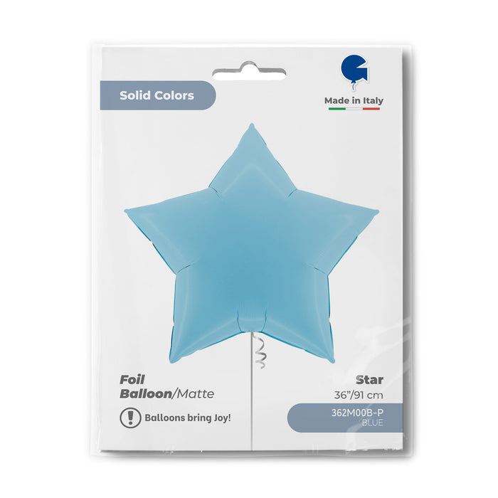 ABC36 Uni Stern 91 cm ø | Blau Matt