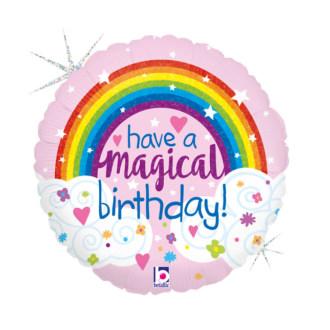 ABC18 Happy Birthday Magical Glitter 46 cm