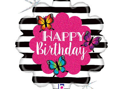 ABC18 Happy Birthday Schmetterlinge 46 cm