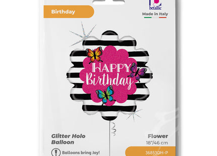 ABC18 Happy Birthday Schmetterlinge 46 cm