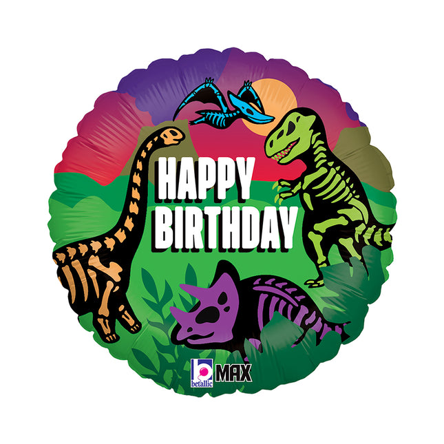 ABC18 Happy Birthday Dinos 46 cm