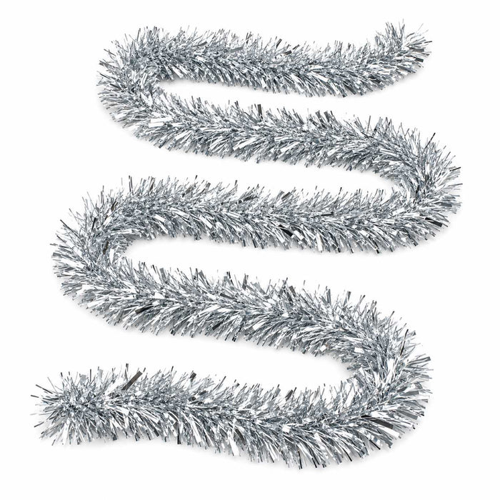 Weihnachtsdekoration Girlande Lametta Weihnachtsbaum Tannenbaum 3m sortiert | Rot/Blau/Kupfer/mit Sternen
