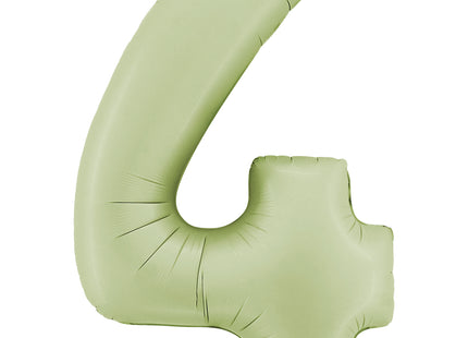 Riesenzahl Folienballon 26"/66cm | Satin Olive #4