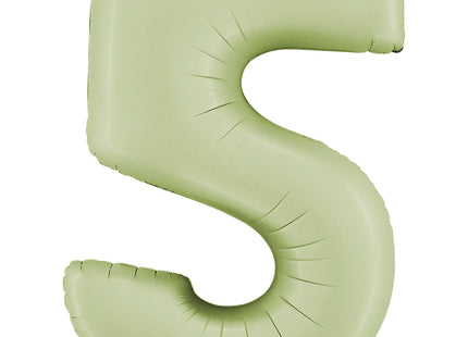 Riesenzahl Folienballon 40"/102cm | Satin Olive #5