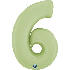 Riesenzahl Folienballon 40"/102cm | Satin Olive