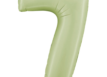 Riesenzahl Folienballon 26"/66cm | Satin Olive #7
