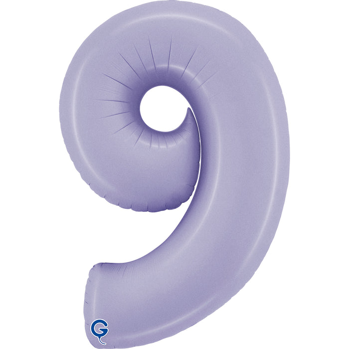 Riesenzahl Folienballon 40"/102cm | Satin Lilac