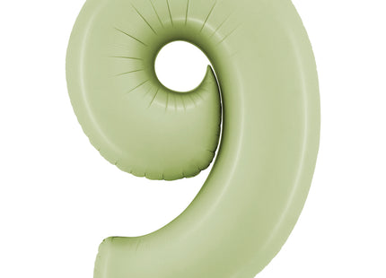 Riesenzahl Folienballon 40"/102cm | Satin Olive #9