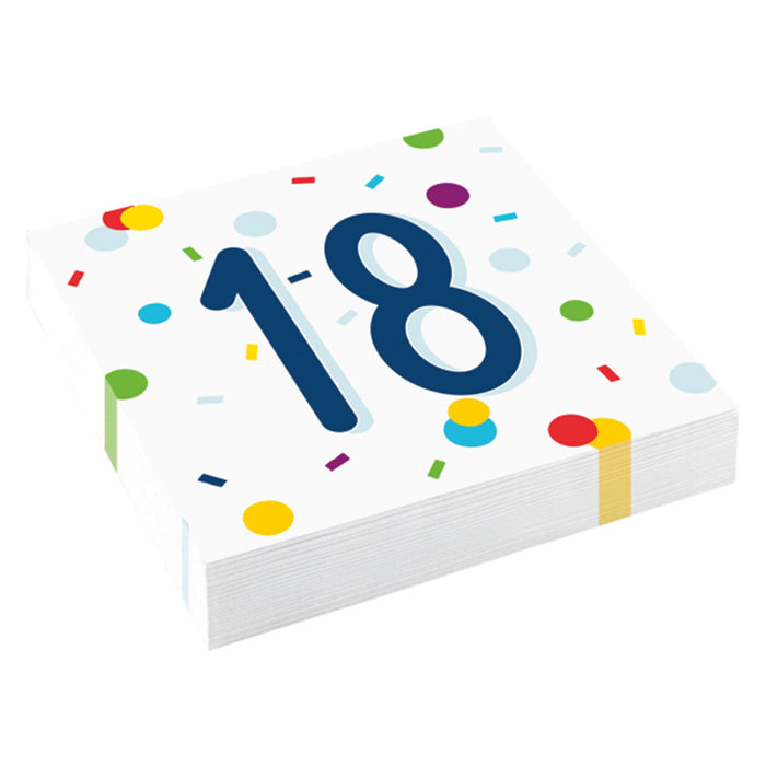 "Confetti Birthday" Servietten | 20Stk./33x33cm