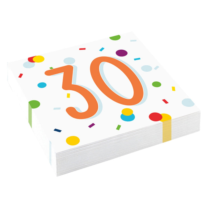 "Confetti Birthday" Servietten | 20Stk./33x33cm