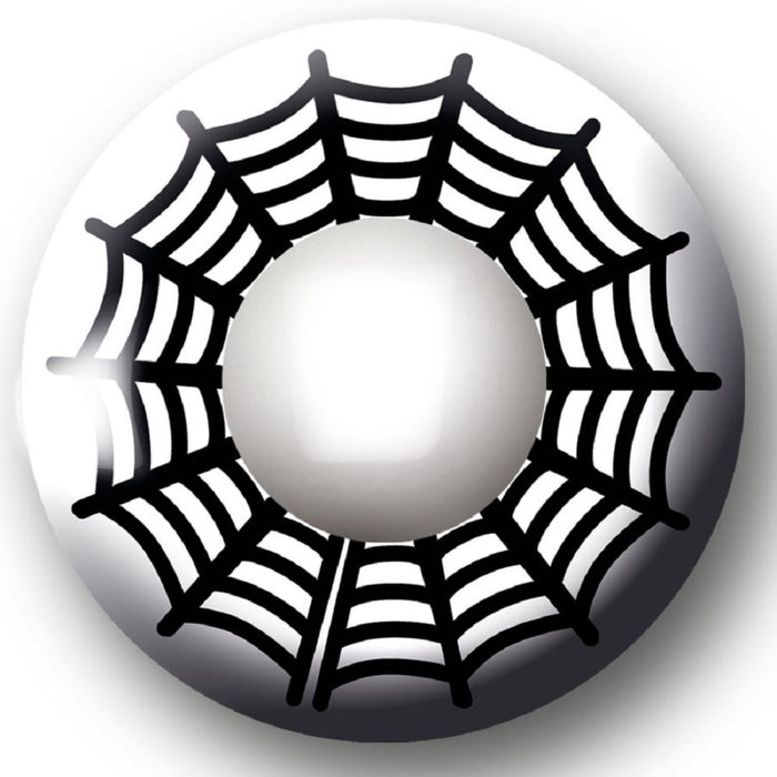 One Week Motiv Kontaktlinsen "Spider" | Schwarz (w40)