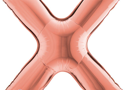 Riesenbuchstabe Folienballon 40"/102cm | Rosegold #X