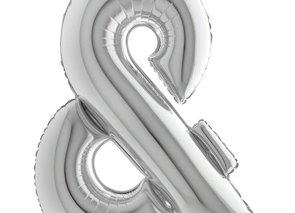 Riesenbuchstabe Folienballon 40"/102cm | Silber #&
