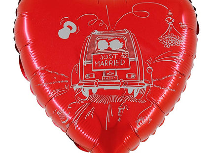 18" Folienballon Lose - Just Married Auto | HF18