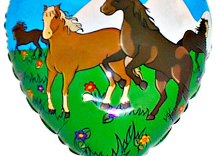 18" Folienballon Lose - Pferde 20