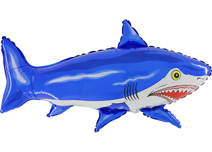 Shape Folienballon Lose - Hai Blau | 46 cm