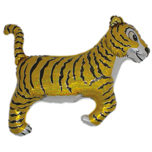 Shape Folienballon Lose - Tiger Gold Holografik | HFF