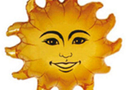 Shape Folienballon lose - Sonne | HFU