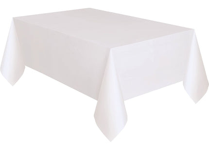 Tischdecke PVC Uni 137x274cm Compact Weiss