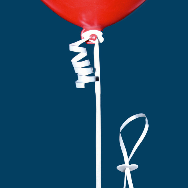 Ballonband mit Verschluss 50Stk.