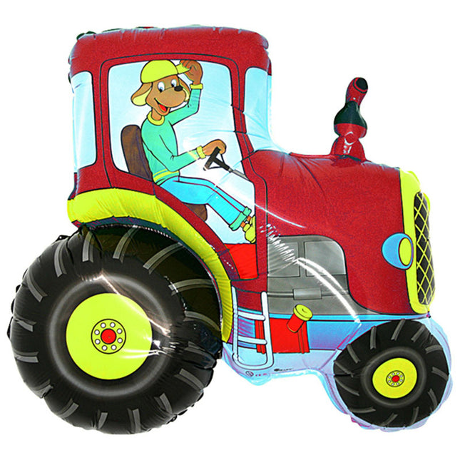 Folienballon Lose - Traktor Rot | HFE 30"